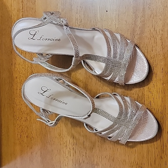 LLoraine Rose Gold Heels - Picture 1 of 5